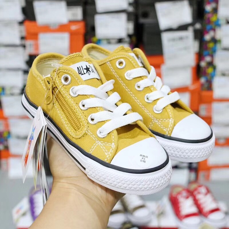 Classic Converse zipper low-top children canvas shoes children_s shoes 22-35-3300c446